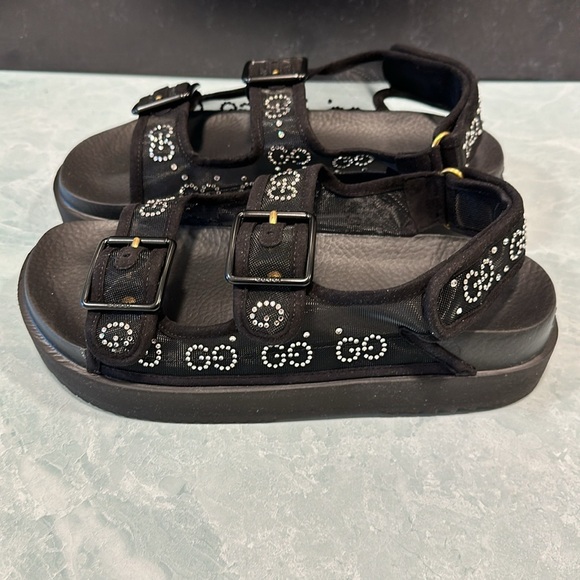Gucci Dad Style Sandal w/ Crystals Size 8.5 - Picture 8 of 13
